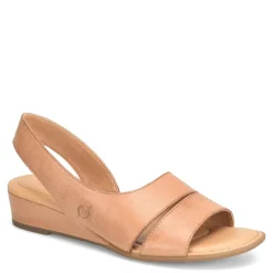 Born Wedges|Women's , Crista Sandal Natural