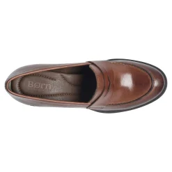 Born Pumps & Heels|Women's , Holliston Loafer Pump Brown