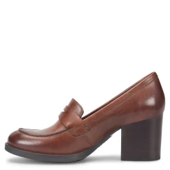 Born Loafers|Women's , Holliston Loafer Pump Brown