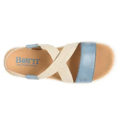 Born Sandals|Women's , Kasady Sandal Blue Beige