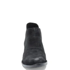 Born Boots|Women's , Kerri Ankle Boot Black Distressed