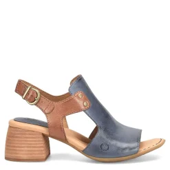 Born Sandals|Women's , Sylvie Sandal Navy/Brown