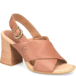 Born Pumps & Heels|Women's , Tessa Sandal Brown