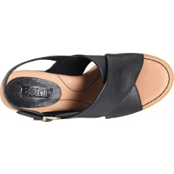 Born Pumps & Heels|Women's , Tessa Sandal Black