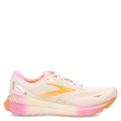 Brooks Sneakers & Athletic|Women's , Adrenaline GTS 23 Running Shoe White Sand/Sunset/Fuchsia