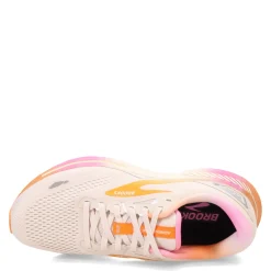 Brooks Sneakers & Athletic|Women's , Adrenaline GTS 23 Running Shoe White Sand/Sunset/Fuchsia