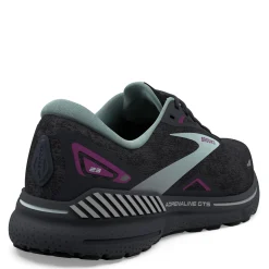 Brooks Sneakers & Athletic|Women's , Adrenaline GTS 23 Running Shoe Black/Light Blue/Purple