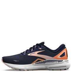 Brooks Sneakers & Athletic|Women's , Adrenaline GTS 23 Running Shoe Navy/Peach