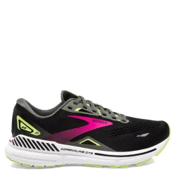 Brooks Sneakers & Athletic|Women's , Adrenaline GTS 23 Running Shoe Black/Pink/Green