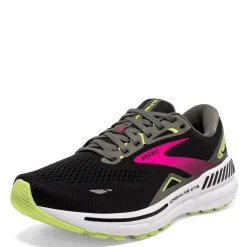 Brooks Sneakers & Athletic|Women's , Adrenaline GTS 23 Running Shoe Black/Pink/Green