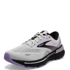 Brooks Sneakers & Athletic|Women's , Adrenaline GTS 23 Running Shoe Grey/Black/Purple