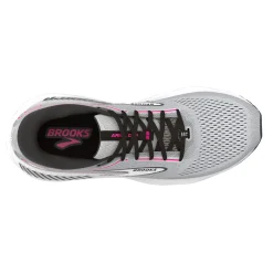 Brooks Sneakers & Athletic|Women's , Ariel GTS 23 Running Shoe - Wide Width Grey/Black/Pink