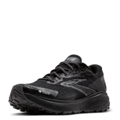 Brooks Sneakers & Athletic|Women's , Divide 5 GTX Trail Running Shoe Black/Alloy/Primer Grey