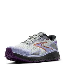 Brooks Sneakers & Athletic|Women's , Divide 5 Trail Running Shoe Mercury/Ebony/Sweet Lavender