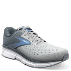 Brooks Sneakers & Athletic|Women's , Dyad 11 Running Shoe Grey/White/Blue