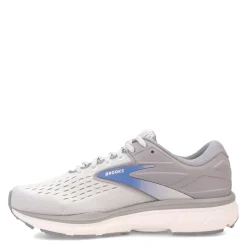 Brooks Sneakers & Athletic|Women's , Dyad 11 Running Shoe - Wide Width Grey/White/Blue