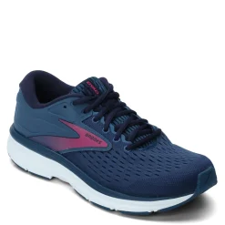 Brooks Sneakers & Athletic|Women's , Dyad 11 Running Shoe Blue/Navy/Beetroot