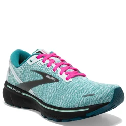 Brooks Sneakers & Athletic|Women's , Ghost 14 Running Shoe White/Black/Blue