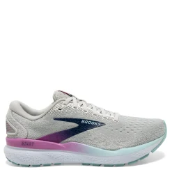 Brooks Sneakers & Athletic|Women's , Ghost 16 Running Shoe White/Grey/Estate Blue