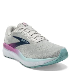 Brooks Sneakers & Athletic|Women's , Ghost 16 Running Shoe - Wide Width White/Grey/Estate Blue