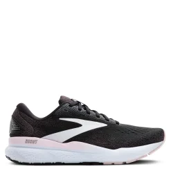 Brooks Sneakers & Athletic|Women's , Ghost 16 Running Shoe Black/White/Orchid Ice