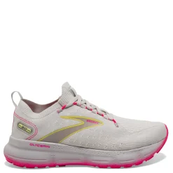 Brooks Sneakers & Athletic|Women's , Glycerin 20 Stealth Fit Running Shoe Grey/Yellow/Pink