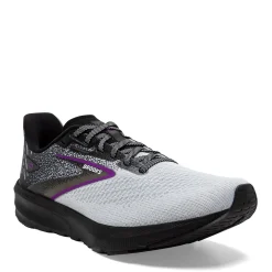 Brooks Sneakers & Athletic|Women's , Launch 10 Running Shoe Black/White/Violet