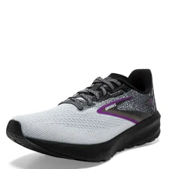 Brooks Sneakers & Athletic|Women's , Launch 10 Running Shoe Black/White/Violet