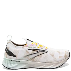 Brooks Sneakers & Athletic|Women's , Levitate Stealthfit 6 Running Shoe White/Green