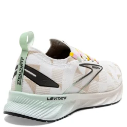 Brooks Sneakers & Athletic|Women's , Levitate Stealthfit 6 Running Shoe White/Green