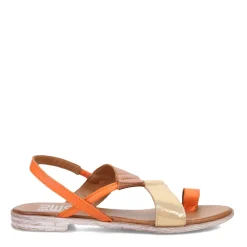 Bueno Sandals|Women's , Yuki Sandal Orange Gold Multi