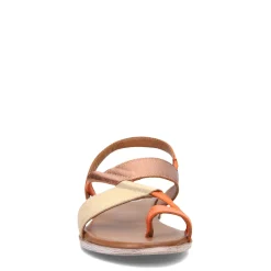 Bueno Sandals|Women's , Yuki Sandal Orange Gold Multi