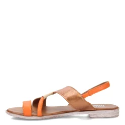 Bueno Sandals|Women's , Yuki Sandal Orange Gold Multi