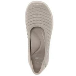 Bzees Flats|Women's , Legato Slip-On Taupe