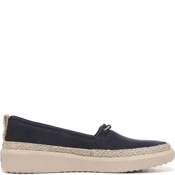 Bzees Slip-On Shoes|Women's , Maui Slip-On Navy Blazer Palm Leaf