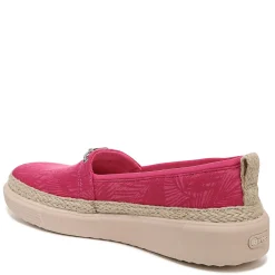 Bzees Loafers|Women's , Maui Slip-On Paradise Pink Palm Leaf