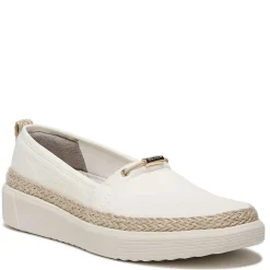Bzees Loafers|Women's , Maui Slip-On White Palm Leaf