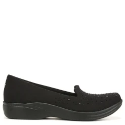 Bzees Loafers|Women's , Poppyseed 3 Slip-On Black