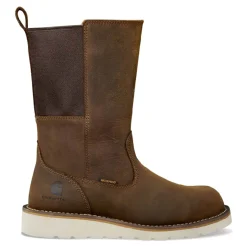 Carhartt Boots|Women's , Waterproof 10-Inch Wellington Wedge Boot Brown