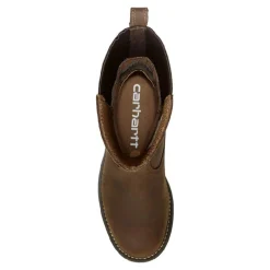 Carhartt Work & Safety|Women's , Waterproof 10-Inch Wellington Wedge Boot Brown