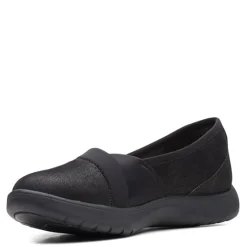 Clarks Slip-On Shoes|Women's , Adella Pace Slip-On Black