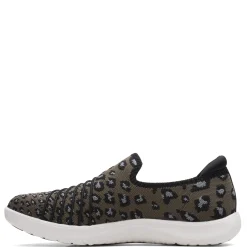 Clarks Sneakers & Athletic|Women's , Adella Step Slip-On Olive