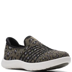 Clarks Slip-On Shoes|Women's , Adella Step Slip-On Olive