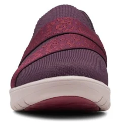 Clarks Sneakers & Athletic|Women's , Adella Stride Slip-On Burgundy