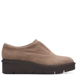 Clarks Slip-On Shoes|Women's , Airabell Sky Slip-On Pebble Suede