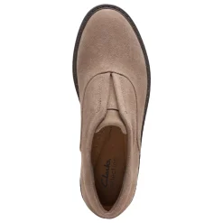 Clarks Slip-On Shoes|Women's , Airabell Sky Slip-On Pebble Suede
