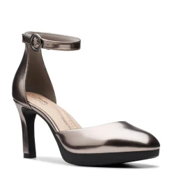 Clarks Pumps & Heels|Women's , Ambyr 2 Cove Pump Gun Metal