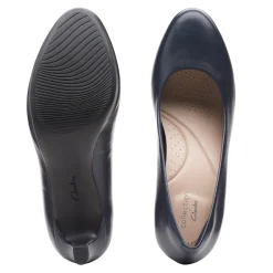 Clarks Pumps & Heels|Women's , Ambyr Joy Pump Navy