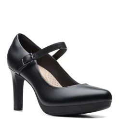 Clarks Pumps & Heels|Women's , Ambyr Shine Pump Black