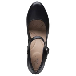 Clarks Pumps & Heels|Women's , Ambyr Shine Pump Black